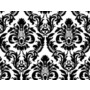 Black & White Damask Fabric...