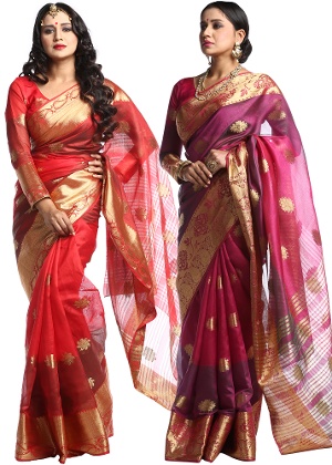 Buy Banarasi Wedding Sarees...