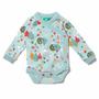 Image of Falling Leaves Wrap Baby Body - Organic Fairtrade Cotton