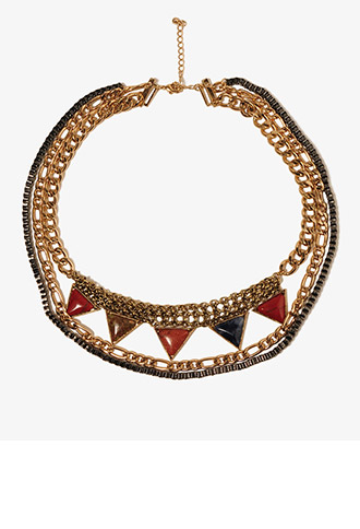 Layered Geo Necklace | FORE...