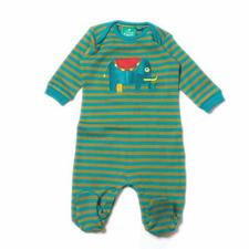 Image of Organic Fairtrade Cotton - Jungle Elephant Appliqué Babygrow