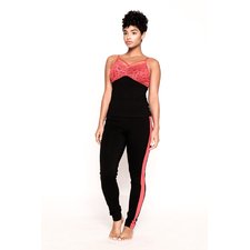 Marilyn- Black and Red PJ Pant Set