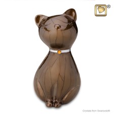 Princess Cat Bronze Pet Urn