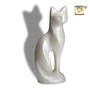 Cat White Pet Urn
