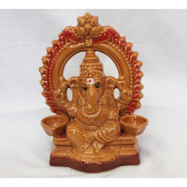 Brown Ganapathi Idol