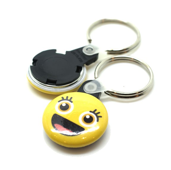  1" Round Custom Button Key...