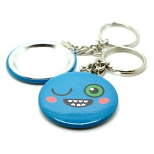 1.75" Round Custom Button Keychains 