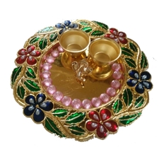 Decorative Ganesha Haldi Kumkum Holder