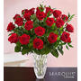 Marquis by Waterford® Premium Long Stem Red Roses 24 Stems in Waterford® Crystal Vase