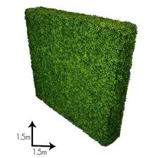 Portable Light Boxwood Hedge - UV stabilised (1.5m x 1.5m)