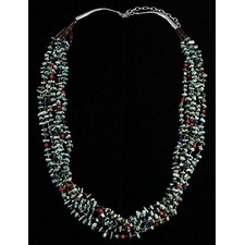  Sammie Kescoli Begay Carico Lake Turquoise Ingot Coin Silver Row Bracelet