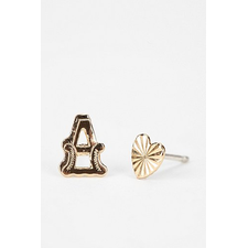 Bing Bang Initial Love Duo Earring