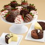 Dipped Cheesecake Trio & Full Dozen Valentine's Strawberries