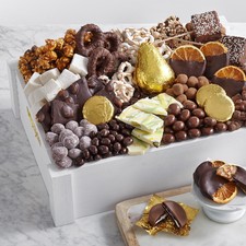 Chocolate Cravings Crate For Him With Valentine's Day Ribbon