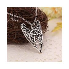 Vintage Style Supernatural Silver Pendant Necklace