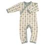 Pigeon Organics Country Garden Romper - Blue Moth