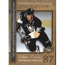 Buy 2008-09 Upper Deck Biography Of a Season #Bs13 Sidney Crosby from Beckett.com