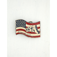 Free People Vintage American Flag Belt Buckle
