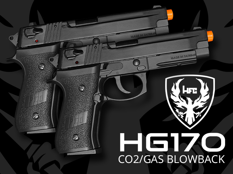 hg170 airsoft blowback pistols