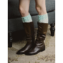 Mint Ombre Knit Boot Cuffs ...