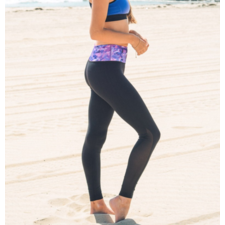 Geometric Purple Yoga Leggings - A Peace of Mind Jewelry & Boutique