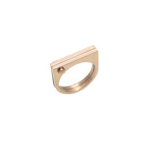 Rose Gold D Ring