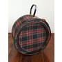 Free People Vintage Round Plaid Suitcase
