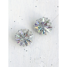 Free People Vintage Crystal Snowflake Earrings