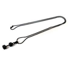 LIVEFIT™ Dumbbell Pendant Necklace - Black – LIVEFIT WORLDWIDE LTD | ACTIVE X LIFESTYLE