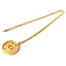 LIVEFIT™ Weight Plate Necklace - Gold – LIVEFIT WORLDWIDE LTD | ACTIVE X LIFESTYLE
