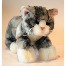 Small Grey Tiger Cat for People with Alzheimer's and Caregivers