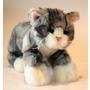Small Grey Tiger Cat for People with Alzheimer's and Caregivers