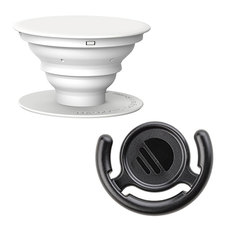 PopSockets + PopClip Mount Combo - Whit