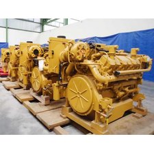 ITEM# E4201 - CATERPILLAR 3412E MARINE 635HP, 1800RPM DIESEL ENGINE