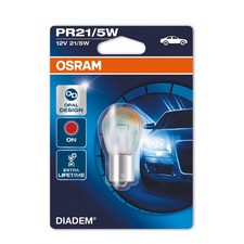 1x Osram PR21/5W Diadem 12v 21w Red Bulb