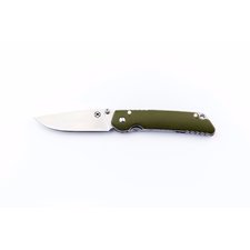 SG76 Drop Point Precision Machined Folding Pocket Knife Dark Green – Spider Gear