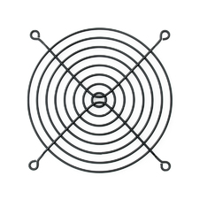 120mm Fan Grill, Wire SC120-W12B Black