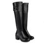 Women Knee High Boots Autum...