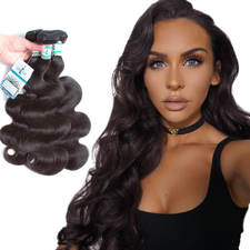 Laki Unprocessed Virgin Brazilian Body Wave Hair 3 Bundles Human Hair Weave