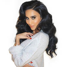 Glueless Brazilian Virgin Hair Body Wave Lace Front Human Hair Wig Natural Black Color