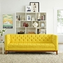 Panache Fabric Sofa In Sunny