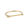 Gold Screw Cuff Bracelet