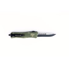 Agitator OTF (Out the Front) Drop Point Blade Automatic Knife - Camo – Spider Gear