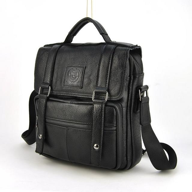 Men Genuine Real Cow Leathe...