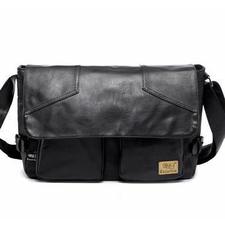 three-box Brand Solid Men Leather Handbag Vintage Men Shoulder Bags Fa – B4 Bag World