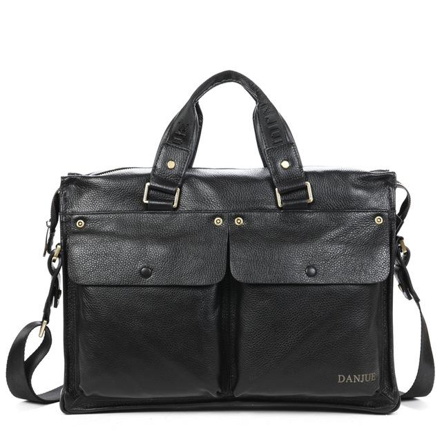 DANJUE Men Genuine Leather ...