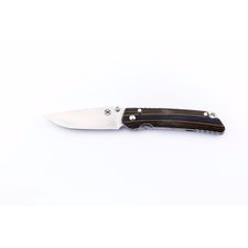 SG76 Precision Machined Drop Point Folding Pocket Knife - Black Yellow – Spider Gear