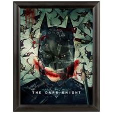  8.5×11 Snap Poster Frame – 1 inch Black Profile, Mitred Corner