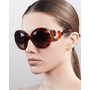 Prada Baroque Sunglasses, Light Tortoise - Neiman Marcus