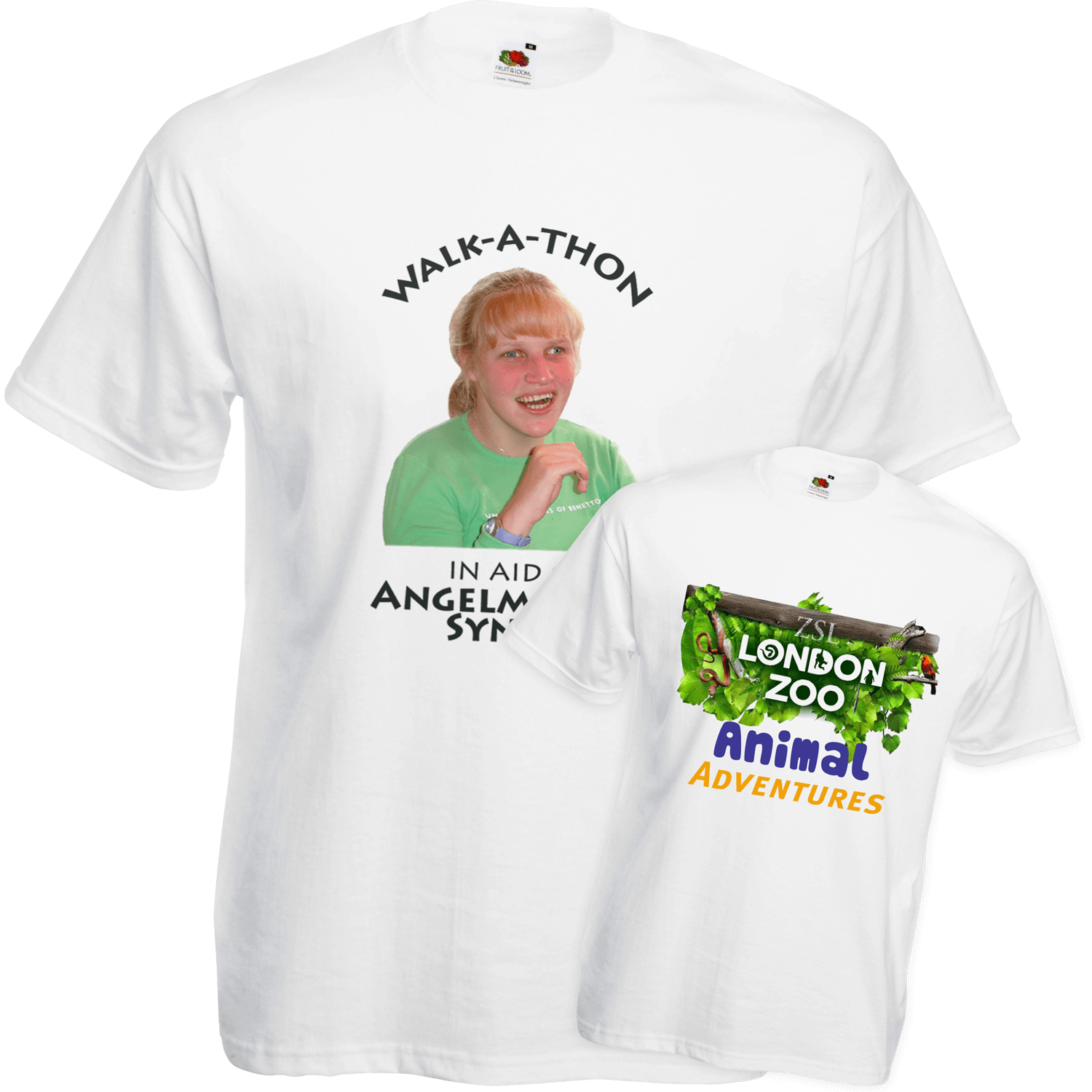 Full Colour White T Shirt